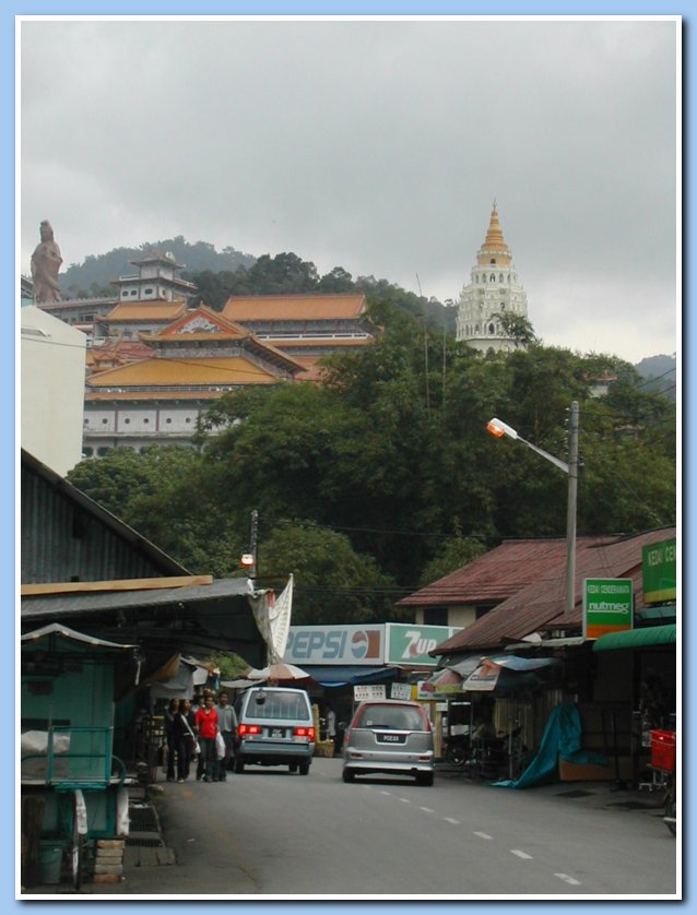 View of kek Lok Si temple